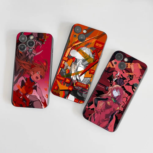 1PC Anime A-Asuka Phone Case Silicone Soft For iPhone 16 15 14 13 12 11 X XR Plus Pro Max Plus